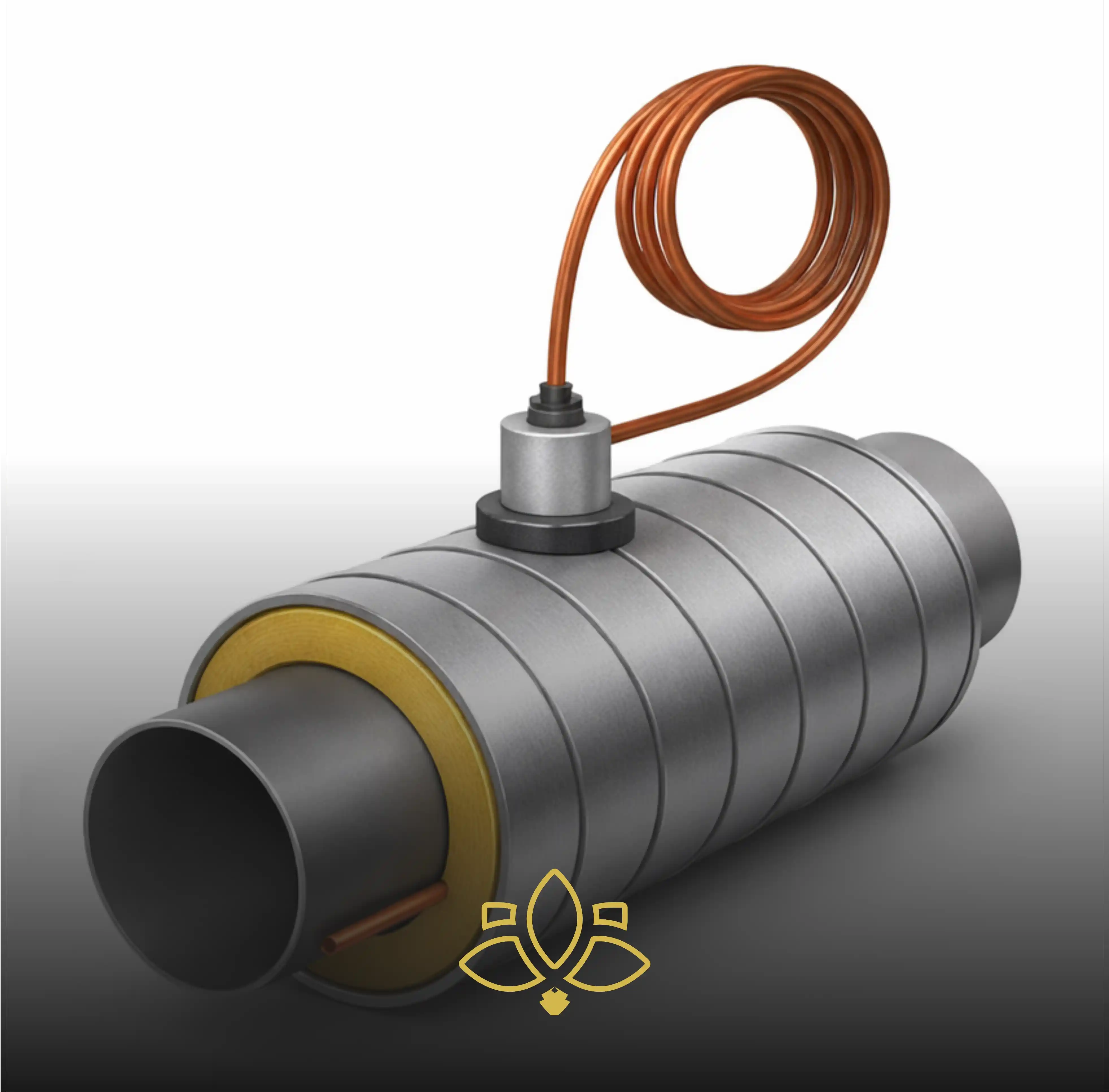 Концевой элемент трубопровода с кабелем вывода ППУ-ОЦ