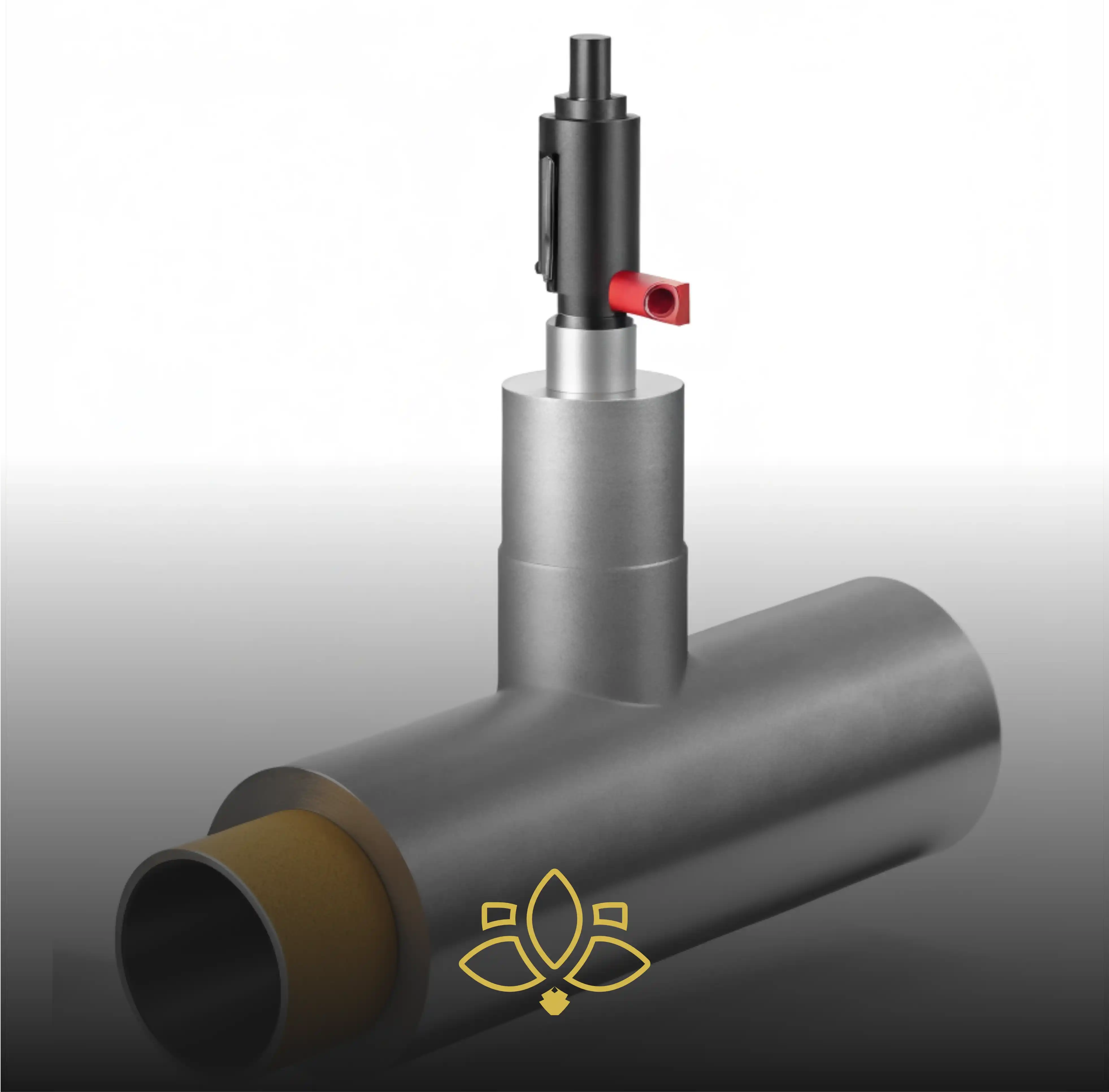 Тройник с шаровым краном воздушника ППУ-ОЦ